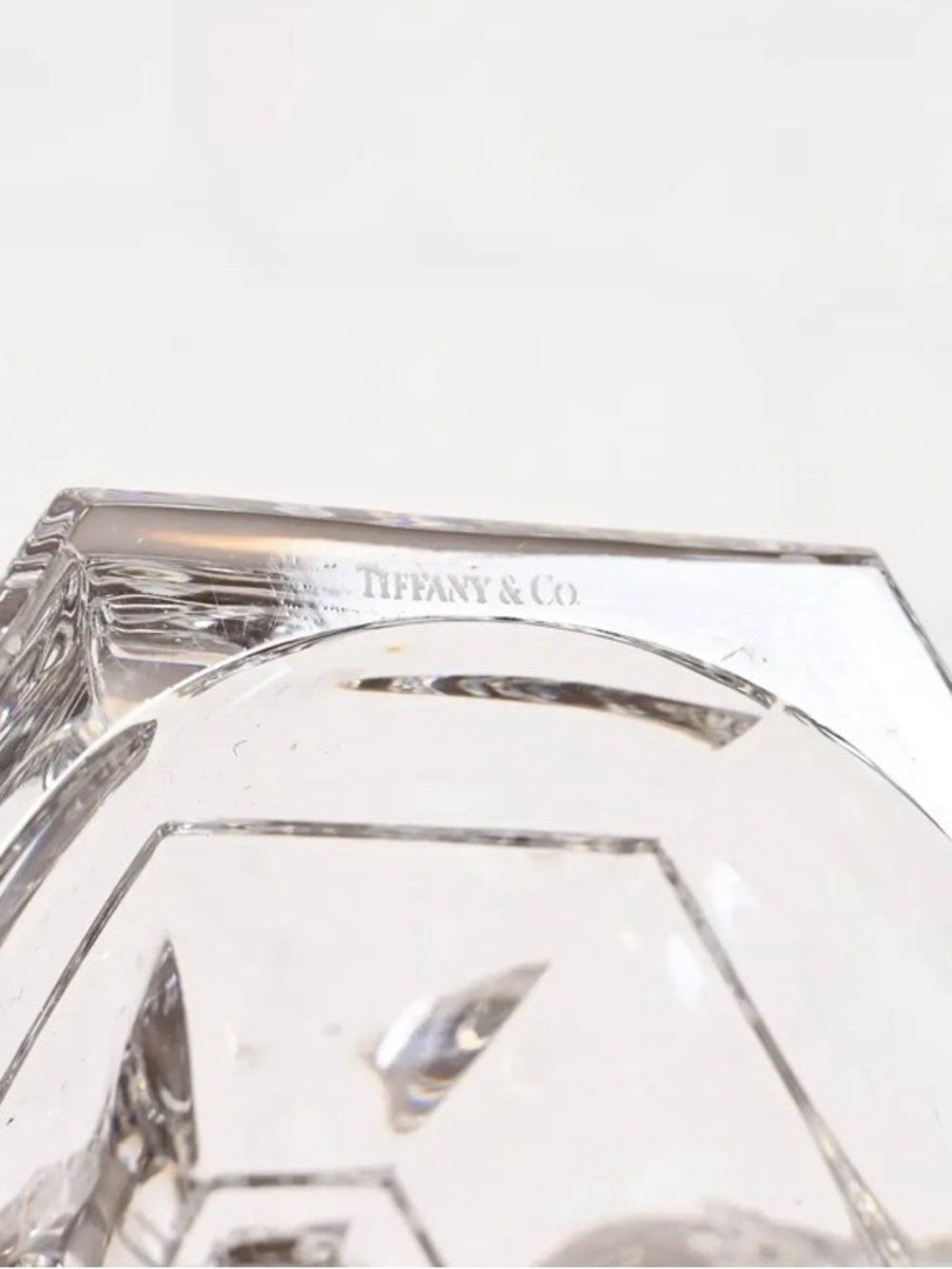 Tiffany & Co Hampton Crystal Candlesticks Pair 9” Signed Lead Candle Holders - Picture 5 of 5